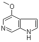 structure of CAS# 357263-40-2, 4-Methoxy-1H-pyrrolo[2,3-c]pyridine;4-Methoxy-6-azaindole