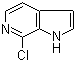 结构式 CAS# 357263-41-3, 7-氯-6-氮杂吲哚; 7-氯-1H-吡咯并[2,3-c]吡啶