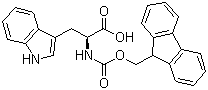 结构式 CAS# 35737-15-6, Fmoc-L-色氨酸; 芴甲氧羰基-L-色氨酸