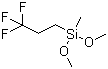 3,3,3-三氟丙基甲基二甲氧基硅烷分子结构 (CAS 358-67-8)