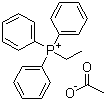 structure of CAS# 35835-94-0, Ethyltriphenylphosphonium acetate
