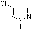 结构式 CAS# 35852-81-4, 4-氯-1-甲基吡唑