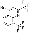 2,8-Bis(trifluoromethyl)-4-bromoquinoline molecular structure (CAS 35853-45-3)