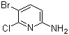 structure of CAS# 358672-65-8, 5-Bromo-6-chloropyridin-2-amine;6-Amino-2-chloro-3-bromopyridine