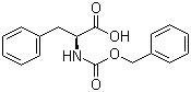 结构式 CAS# 3588-57-6, N-苄氧羰基-L-苯丙氨酸