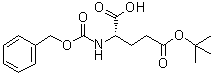 N-[(Phenylmethoxy)carbonyl]glutamic acid 5-(1,1-dimethylethyl) ester molecular structure (CAS 3588-59-8)