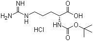 N-BOC-D-Arginine hydrochloride molecular structure (CAS 35897-34-8)