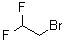 structure of CAS# 359-07-9, 2-Bromo-1,1-difluoroethane;1-Bromo-2,2-difluoroethane; 2,2-Difluoro-1-bromoethane; 2,2-Difluoroethyl bromide