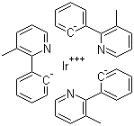 Tris(3-methyl-2-phenylpyridine)iridium(III) molecular structure (CAS 359014-71-4)