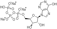 structure of CAS# 35908-31-7, Inosine-5'-triphosphate trisodium salt;ITP.Na3