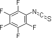 结构式 CAS# 35923-79-6, 五氟苯基异硫氰酸酯