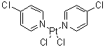 顺式-二氯二(4-氯吡啶)铂分子结构 (CAS 35963-83-8)
