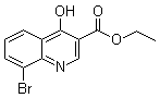 8-Bromo-4-hydroxy-3-quinolinecarboxylic acid ethyl ester molecular structure (CAS 35975-57-6)