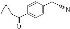 结构式 CAS# 35981-67-0, 4-(环丙基羰基)苯乙腈