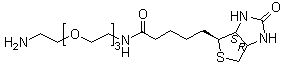 结构式 CAS# 359860-27-8, (+)-生物素基 3,6,9-三氧杂十一碳二胺