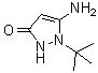 structure of CAS# 359867-35-9, 5-Amino-1-(1,1-dimethylethyl)-1,2-dihydro-3H-pyrazol-3-one