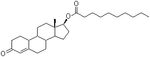 癸酸诺龙分子结构 (CAS 360-70-3)