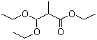 3,3-Diethoxy-2-methylpropanoic acid ethyl ester molecular structure (CAS 36056-90-3)