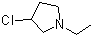 结构式 CAS# 3608-70-6, 3-氯-1-乙基吡咯烷
