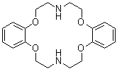 5,6,14,15-二苯并-4,7,13,16-四氧杂-1,10-二氮杂环十八碳-5,14-二烯分子结构 (CAS 36080-67-8)