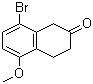 5-Methoxyl-8-bromo-2-tetralone molecular structure (CAS 361432-52-2)