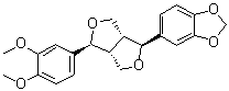 structure of CAS# 36150-23-9, Spinescin;5-[(1S,3aR,4S,6aR)-4-(3,4-Dimethoxyphenyl)tetrahydro-1H,3H-furo[3,4-c]furan-1-yl]-1,3-benzodioxole; (+)-Demethoxyaschantin; (+)-Kobusin; (+)-Methylpiperitol; (+)-Spinescin; Kobusin; Kubosin; Methylpiperitol; O-Methylpiperitol