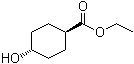 trans-4-Hydroxycyclohexanecarboxylic acid ethyl ester molecular structure (CAS 3618-04-0)