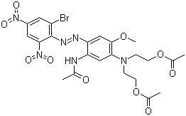 Disperse Blue 79:1 molecular structure (CAS 3618-72-2)