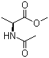 structure of CAS# 3619-02-1, N-Acetyl-L-alanine methyl ester;Ac-Ala-OMe