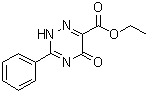 2,5-Dihydro-5-oxo-3-phenyl-1,2,4-triazine-6-carboxylic acid ethyl ester molecular structure (CAS 36286-76-7)