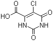 structure of CAS# 36313-98-1, 5-Chloro-1,2,3,6-tetrahydro-2,6-dioxo-4-pyrimidinecarboxylic acid