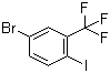 5-Bromo-2-iodobenzotrifluoride molecular structure (CAS 364-12-5)