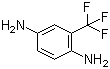structure of CAS# 364-13-6, 2,5-Diaminobenzotrifluoride;2-(Trifluoromethyl)benzene-1,4-diamine