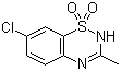 structure of CAS# 364-98-7, Diazoxide;7-Chloro-3-methyl-2H-1,2,4-benzothiadiazine 1,1-dioxide