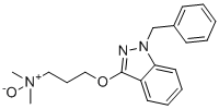 structure of CAS# 36504-71-9, Benzydamine N-Oxide;3-(1-benzylindazol-3-yl)oxy-N,N-dimethylpropan-1-amine oxide