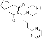 Buspirone molecular structure (CAS 36505-84-7)
