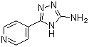 5-(Pyridin-4-yl)-4H-1,2,4-triazol-3-amine molecular structure (CAS 3652-17-3)