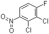 structure of CAS# 36556-51-1, 2,3-Dichloro-4-fluoronitrobenzene;2,3-Dichloro-1-fluoro-4-nitrobenzene