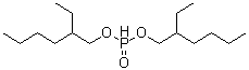structure of CAS# 3658-48-8, Bis(2-ethylhexyl) phosphite;Chelex H 8; Di-2-Ethylhexyl phosphite; Di-2-ethylhexyl hydrogen phosphite; Diisooctyl phosphite; NSC 2664