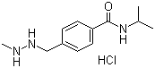 结构式 CAS# 366-70-1, 盐酸甲基苄肼; 甲基苄肼盐酸盐; N-异丙基-4-((2-甲基肼)甲基)苯甲酰胺盐酸盐