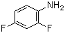 结构式 CAS# 367-25-9, 2,4-二氟苯胺