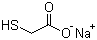 structure of CAS# 367-51-1, Sodium thioglycolate;Mercaptoacetic acid sodium salt; Thioglycolic acid sodium salt