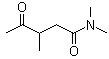 N,N,3-三甲基-4-氧代-戊酰胺分子结构 (CAS 36764-06-4)