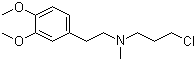 N-甲基l-N-(3-氯丙基)-3,4-二甲氧基苯乙胺分子结构 (CAS 36770-74-8)
