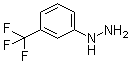 3-Trifluoromethylphenyl hydrazine molecular structure (CAS 368-78-5)