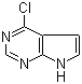 structure of CAS# 3680-69-1, 4-Chloropyrrolo[2,3-d]pyrimidine;4-Chloro-1H-pyrrolo[2,3-d]pyrimidine; 6-Chloro-7-deazapurine