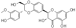 structure of CAS# 36804-17-8, (±)-Silybin