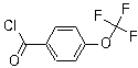 4-Trifluoromethoxybenzoyl chloride molecular structure (CAS 36823-88-8)