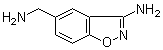 结构式 CAS# 368426-89-5, 3-氨基-1,2-苯并异恶唑-5-甲胺