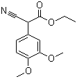 Cyano(3,4-dimethoxyphenyl)acetic acid ethyl ester molecular structure (CAS 36848-69-8)